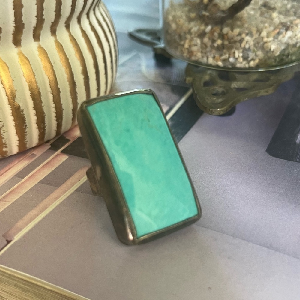 Chan Luu Turquoise and Silver Ring